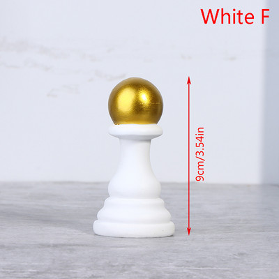 1vnt dervos šachmatų figūrėlės Stalo žaidimų priedai Tarptautinės šachmatų figūrėlės Retro stiliaus namų dekoras Paprasti modernūs šachmatų papuošalai