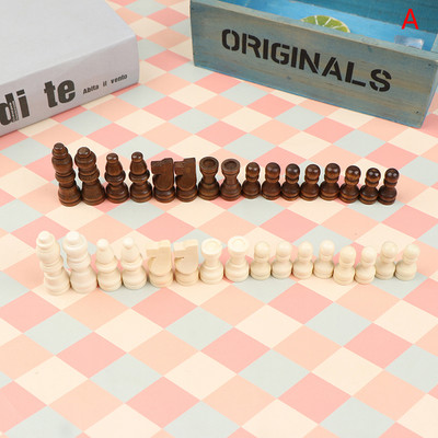 Šachmatų rinkinys 2 colių karališkosios figūrėlės Šachmatų žaidimo pėstininkai Figūrėlės nardų figūrėlės Medinės šachmatų figūrėlės Pramogos Priedai