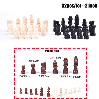 Šachmatų rinkinys 2 colių karališkosios figūrėlės Šachmatų žaidimo pėstininkai Figūrėlės nardų figūrėlės Medinės šachmatų figūrėlės Pramogos Priedai
