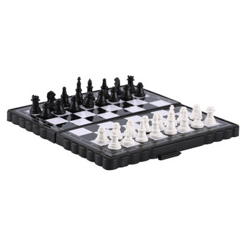 2022 1 Set Mini International Chess Folding Magnetic Plastic Chessboard επιτραπέζιο παιχνίδι Φορητό παιδικό παιχνίδι Φορητό σετ σκακιού εξωτερικού χώρου