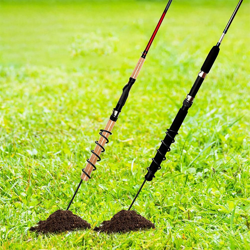 Suport pentru undiță de pescuit în spirală, 2 buc