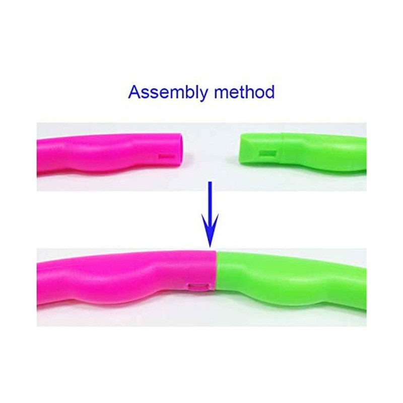 1 vnt Sportinis nuimamas spalvotas lankelis vaikams Nešiojama mankšta Plastikinė kūno rengybos treniruotė Geriausios vaikų dovanos