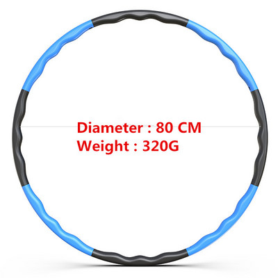 Täiskasvanutele kaasaskantav treeningrõngas, eemaldatav 8 sektsiooniga, liitmisrõngas, laste jõusaalivarustus, vöötreening