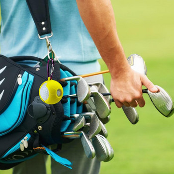 Чанта за топка за голф Силиконов калъф Защитен капак Държач за чанта Тренировка за голф Спортни аксесоари Принадлежности за голф Калъф за топка Калъф за съхранение