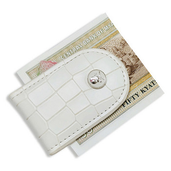 Портфейл за голф Магнитно портмоне за монети Мини моден крокодилски модел Преносим държач за банкноти от PU кожа Унисекс Аксесоари за голф