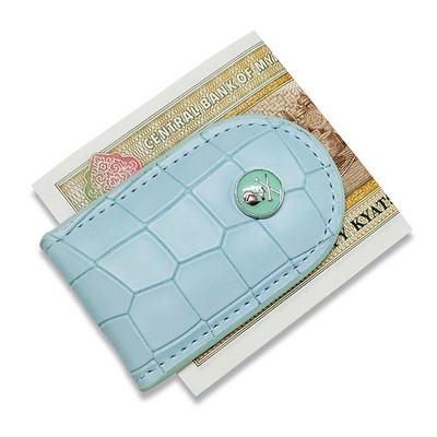 Golfi rahakott Magnetiline mündikott Minimoodne krokodillimustriga PU-nahast kaasaskantav rahatähtede hoidja Unisex golfitarvikud