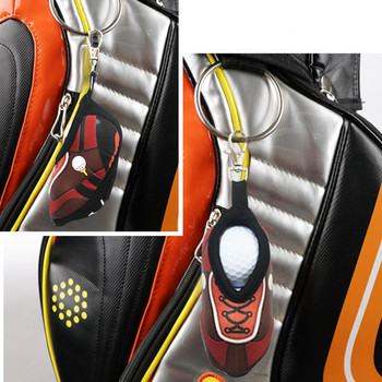 Μίνι τσάντα για μπάλα γκολφ Φορητή μικρή συσκευασία μέσης Θήκη για μπλουζάκι Παπούτσια γκολφ Colorblock Space Βαμβακερή τσάντα μέσης τσάντα πουγκί με καραμπίνερ