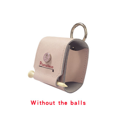 Golfi pallikoti pealuu koos karabiiniga magnetnupuga, hoidke 1 palli pealmise kihiga nahast kaasaskantavad golfitarvikud Minigolfi pesukott