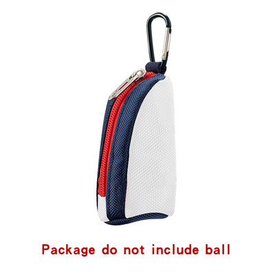 1 db minigolf labdatáska mini hordozható derékcsomag cipzár hordozható tartó tároló 2 labda golf deréktáska vízálló karabiner