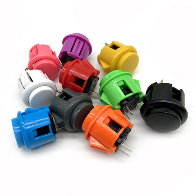 12 buc. 24mm 30mm Copie Sanwa OBSF-30 OBSF-24 Buton Snap rotund Arcade Jamma Mame Mașină de joc Consolă Piese DIY
