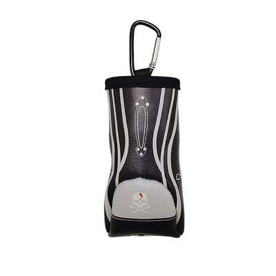 Minigolfi pallikott PU-nahast kaasaskantav väike vöökoht kamuflaažist rippuv topeltpallikott karabiiniga pealuukott