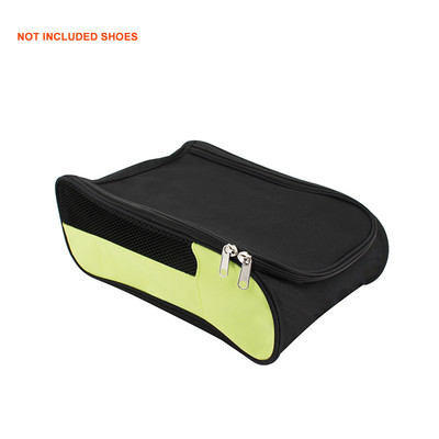 Geantă pentru pantofi de golf Geantă de sport cu fermoar tip trei piese Geantă de golf portabilă Respirabilă durabilă Negru Roșu Albastru Verde Materiale de golf