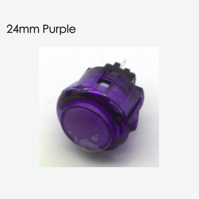 10 komada višebojnih prozirnih bez LED arkadnih 30 mm tipki za kopiranje SANWA OBSF-30 OBSC-30 za DIY Raspberry pi MAME PC Pandora igra