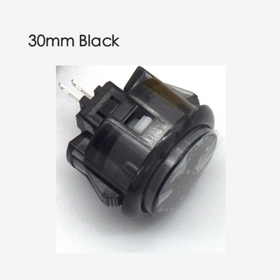 10 komada višebojnih prozirnih bez LED arkadnih 30 mm tipki za kopiranje SANWA OBSF-30 OBSC-30 za DIY Raspberry pi MAME PC Pandora igra