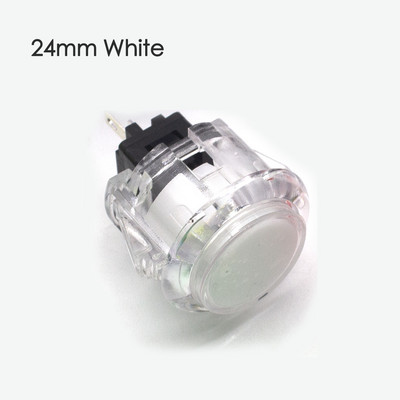 10 komada višebojnih prozirnih bez LED arkadnih 30 mm tipki za kopiranje SANWA OBSF-30 OBSC-30 za DIY Raspberry pi MAME PC Pandora igra