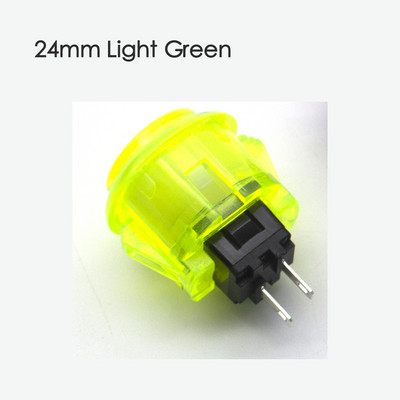 10 komada višebojnih prozirnih bez LED arkadnih 30 mm tipki za kopiranje SANWA OBSF-30 OBSC-30 za DIY Raspberry pi MAME PC Pandora igra