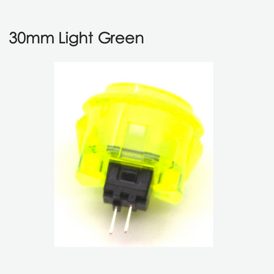 10 komada višebojnih prozirnih bez LED arkadnih 30 mm tipki za kopiranje SANWA OBSF-30 OBSC-30 za DIY Raspberry pi MAME PC Pandora igra