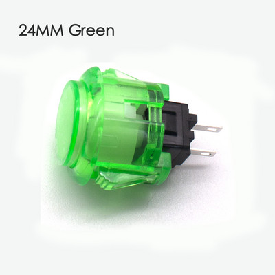 10 komada višebojnih prozirnih bez LED arkadnih 30 mm tipki za kopiranje SANWA OBSF-30 OBSC-30 za DIY Raspberry pi MAME PC Pandora igra