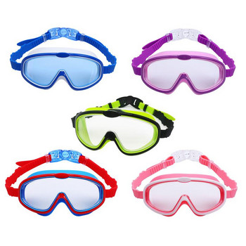 Нови водоустойчиви детски очила за плуване Карикатура във формата на сърце Устойчиви на UV замъгляване очила за обучение по плуване за деца Детски подаръци