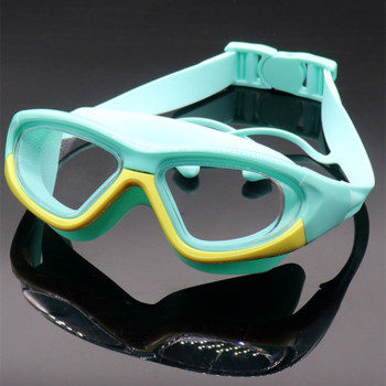 Професионални очила за плуване Детски очила за плуване с тапи за уши против замъгляване UV силикон Водоустойчиви очила за плуване за деца