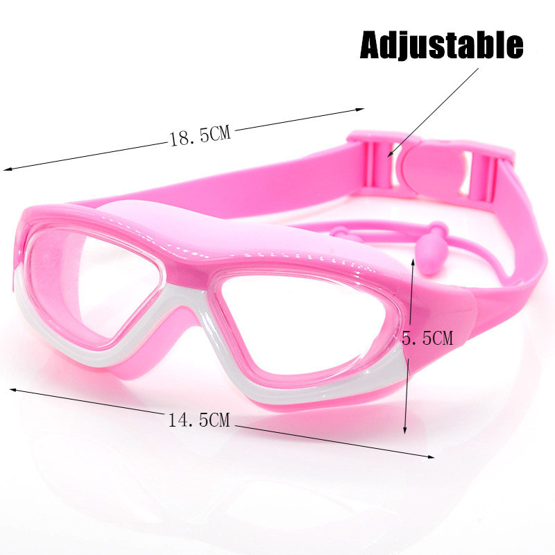 Profesionalne naočale za plivanje dječje naočale za plivanje s čepićima za uši UV silikon vodootporne naočale za plivanje za djecu