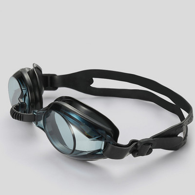 Очила за плуване против замъгляване, против ултравиолетови лъчи, плоско огледало с висока разделителна способност, възрастни момчета и момичета, силиконови плувни очила за гмуркане