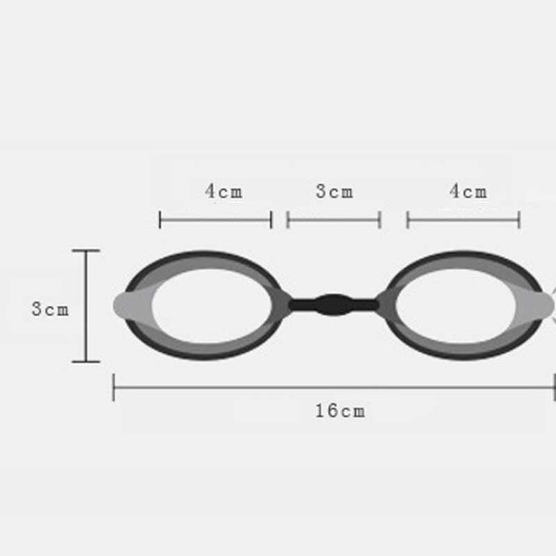 Γυαλιά κολύμβησης κατά της ομίχλης κατά της υπεριώδους ακτινοβολίας υψηλής ευκρίνειας επίπεδος καθρέφτης για ενήλικες αγόρια και κορίτσια γυαλιά κολύμβησης σιλικόνης