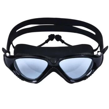 Професионални плувни очила за възрастни с голяма рамка Тапа за уши водоустойчиви против замъгляване HD очила за плуване за мъже жени Очила за басейн