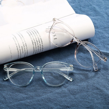 Διαφανή Γυαλιά Υπολογιστή Ανδρικά Γυναικεία Ρετρό Στρογγυλά Γυαλιά Υπολογιστού Αντιμπλε Φωτεινές Γυαλιά Υπολογιστή Reading Playing Games Eye Protection 2023