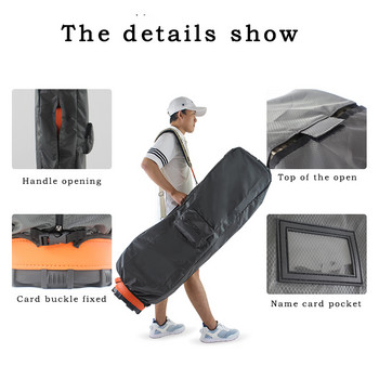 Τσάντα Golf Rain Cover Τσάντα Αδιάβροχη και ανθεκτική στη σκόνη Πτυσσόμενη Πτυσσόμενη Τσάντα Ταξιδίου Golf Φως εύκολη μεταφορά