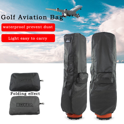 Чанта за дъждобран за голф Водоустойчива и прахоустойчива преносима сгъваема чанта за път за голф Лека лесна за носене