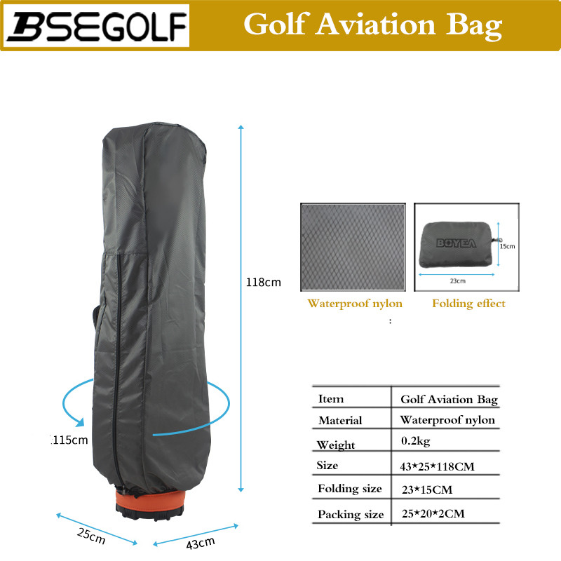 Τσάντα Golf Rain Cover Τσάντα Αδιάβροχη και ανθεκτική στη σκόνη Πτυσσόμενη Πτυσσόμενη Τσάντα Ταξιδίου Golf Φως εύκολη μεταφορά