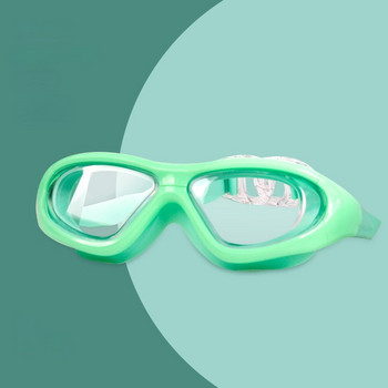 Детски очила Водоустойчиви и против замъгляване HD очила за момчета Плувна шапка за момичета Комплект очила за плуване Деца Swim Shurt Uv