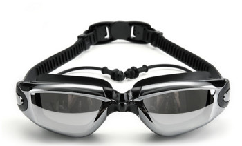 Очила за плуване Късогледство Плувен басейн и професионална водоустойчива тапа за уши Формула за плуване Водна формула Галванични очила Гмуркане