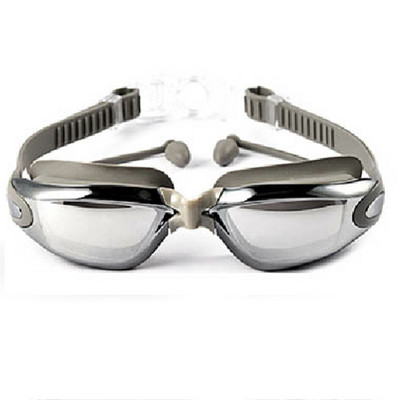 Γυαλιά κολύμβησης Myopia Swimming Pool and Professional Waterproof Earplug Swimming Water Formula Electroplating Glasses Diving