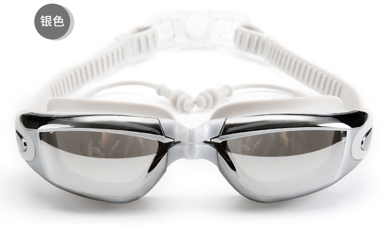 Γυαλιά κολύμβησης Myopia Swimming Pool and Professional Waterproof Earplug Swimming Water Formula Electroplating Glasses Diving