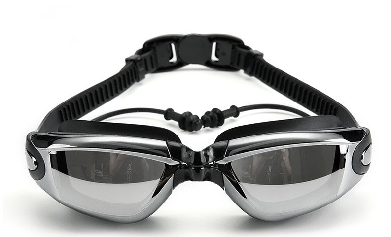 Γυαλιά κολύμβησης Myopia Swimming Pool and Professional Waterproof Earplug Swimming Water Formula Electroplating Glasses Diving