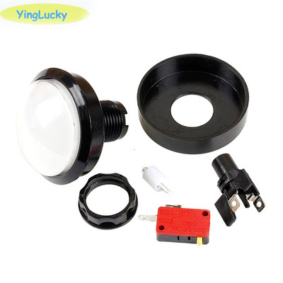 yinglucky 2tk suure kupli surunupp 60 mm valgustatud mängusaali surunupud LED 12v toitenupu lüliti surunupp mikrolülitiga