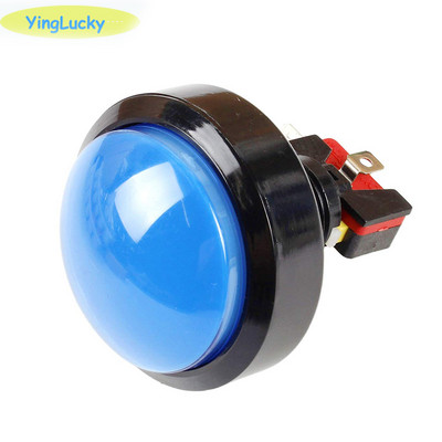 yinglucky 2tk suure kupli surunupp 60 mm valgustatud mängusaali surunupud LED 12v toitenupu lüliti surunupp mikrolülitiga