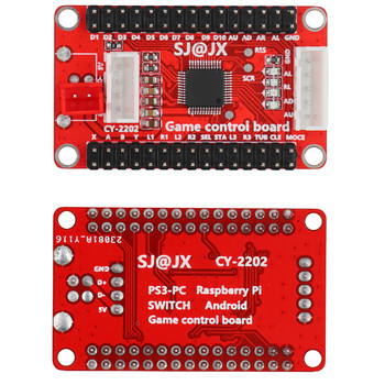 Zero Delay Board DIY Arcade USB Encoder Υποστήριξη υπολογιστή/ PS3 /Raspberry Pi / Android /Hitbox με καλώδιο ελέγχου κουμπιού joystick SANWA