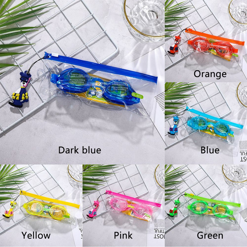 Berniukams Merginoms Vaikams Silikoniniai baseino akiniai nuo rasojimo akiniai plaukimo akiniai vandens sportas