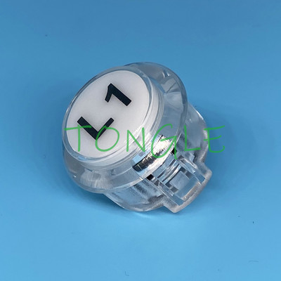 10 PCS Arcade Game Push Buttons NOT LED SANWA OBSC Style Cherry MX Microswitch Logo XY Start Select for PC MAME Raspberry Pi