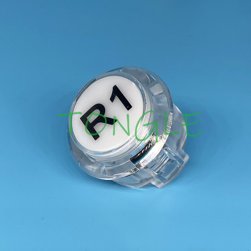 10 PCS Arcade Game Push Buttons NOT LED SANWA OBSC Style Cherry MX Microswitch Logo XY Start Select for PC MAME Raspberry Pi