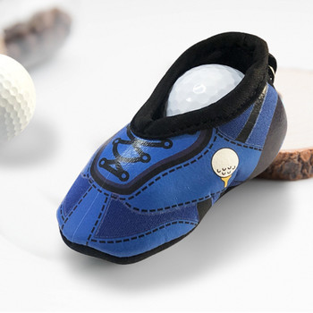 1 τεμ. Φορητή τσάντα για μπάλα γκολφ Αθλητικά πάνινα παπούτσια Colorblock Σχεδιασμός Golf Ball Waist Bag Space Cotton w Carabiner Golf Storage Bag Golfer Δώρο