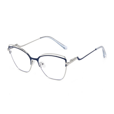 TENGJIAO Cat Eye Γυαλιά Γυναικεία Υπολογιστής Οπτικός Σκελετός Γυαλιών Αντι-Μπλε Ακτίνες Φωτός Μόδα Γυαλιά Γυναικείο Clear Lens