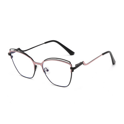 TENGJIAO Cat Eye Γυαλιά Γυναικεία Υπολογιστής Οπτικός Σκελετός Γυαλιών Αντι-Μπλε Ακτίνες Φωτός Μόδα Γυαλιά Γυναικείο Clear Lens