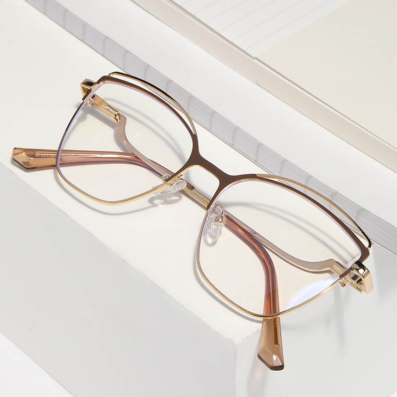 TENGJIAO Cat Eye Γυαλιά Γυναικεία Υπολογιστής Οπτικός Σκελετός Γυαλιών Αντι-Μπλε Ακτίνες Φωτός Μόδα Γυαλιά Γυναικείο Clear Lens