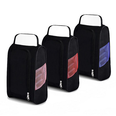 Portable Golf Shoes Bags Zipper Shoe Case Breathable Water Resistant Carrier Shoe Accessory