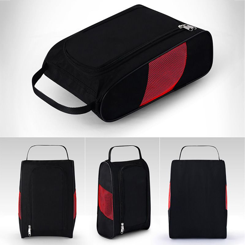 Nešiojami golfo batų krepšiai Batų dėklas su užtrauktuku Kvėpuojantis vandeniui atsparus nešiklio batų priedas