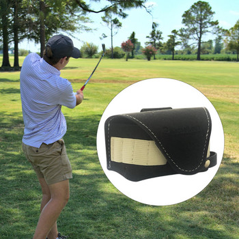 Издръжлива чанта за съхранение на топка за голф Държач за тениска Калъф за пренасяне Преносим PU прахоустойчив Преносим за спортни стоки и аксесоари